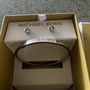 Michael Kors Silver Jewelry Set